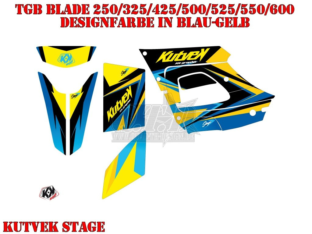 Stage Blau-Gelb für TGB Blade altes Modell